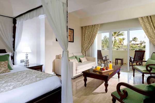 Garden or Pool View Junior Suites at TRS Turquesa Hotel